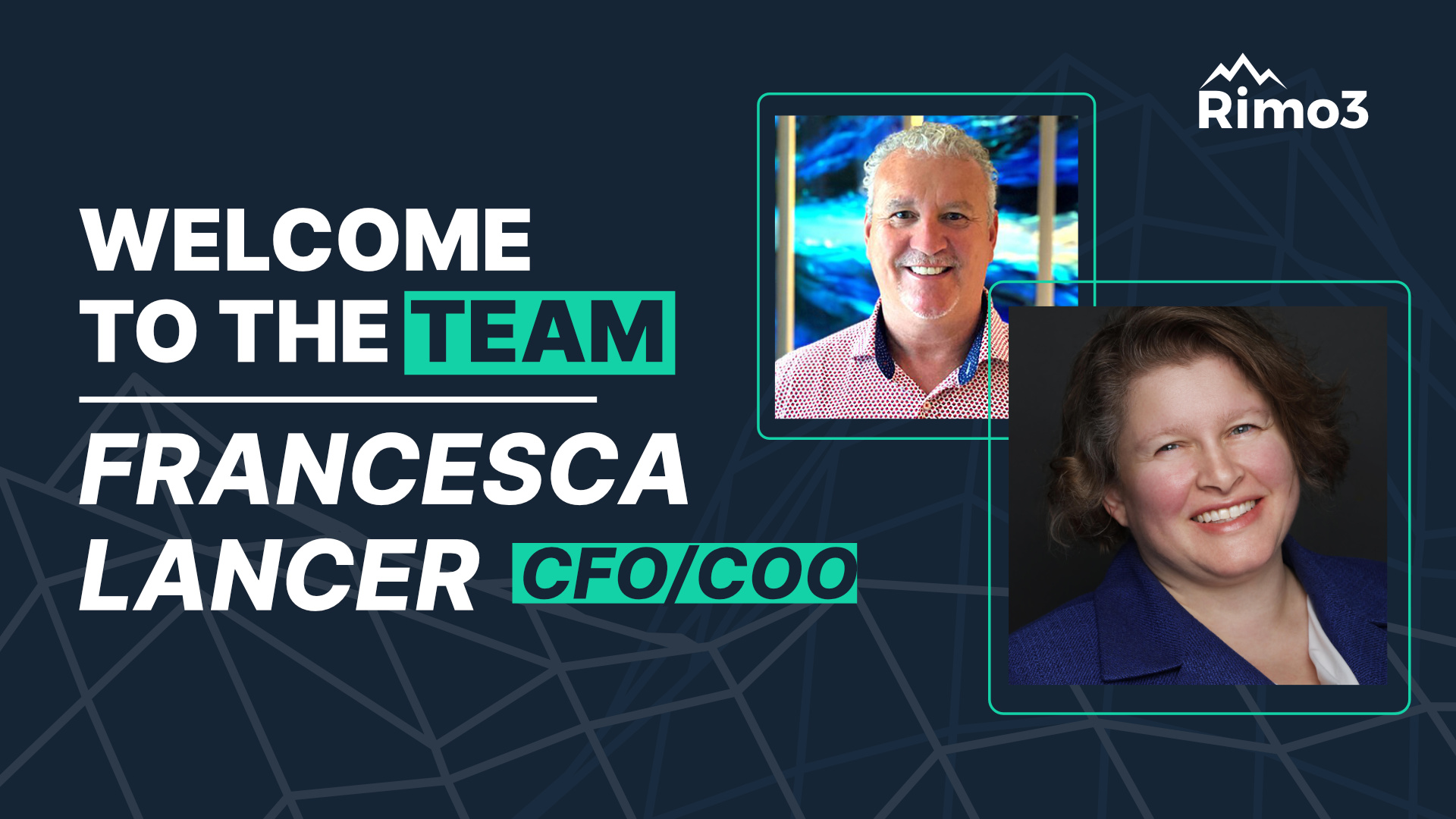 Rimo3 Welcomes New CFO/COO, Francesca Lancer, to Leadership Team